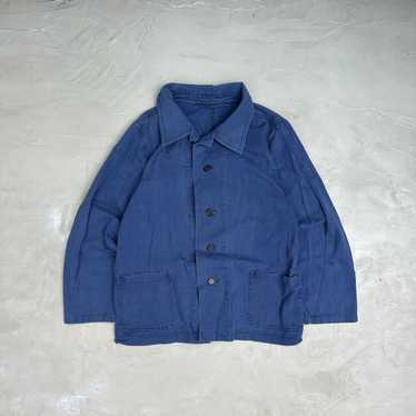 70s EURO VINTAGE FRENCH WORKER ボロジャケット Vintage 60s 70s FORGLOS French Workwear Jacket Size Fits M
