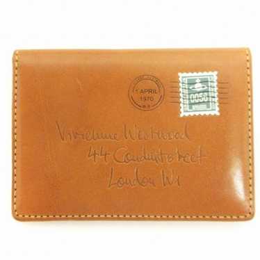 ◆Vivienne Westwood◆ Business Card Holder Orange 5115002DWS Slim Card Holder in RED | Vivienne Westwood®