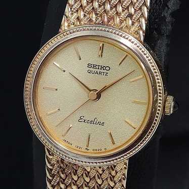 稼働品SEIKO　Exceline １２２１−５４１０型 レディース 時計 Seiko exceline 1221 - Gem