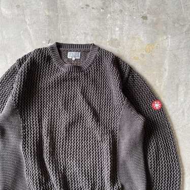 Cav Empt Side Mesh Loose Waffle Knit in Biege | Blues Store