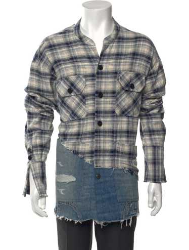 グレッグローレン　50×50 スタジオシャツ。サイズ1。 GREG LAUREN（グレッグローレン）の「RIVER/DENIM 50-50 BOXY
