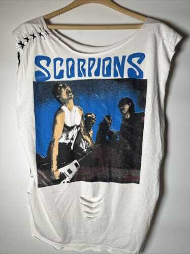 古着バンドTシャツ　ロックT  SCORPIONS 90-91TOUR Lサイズ 古着バンドTシャツ ロックT SCORPIONS 90-91TOUR Lサイズ 古着