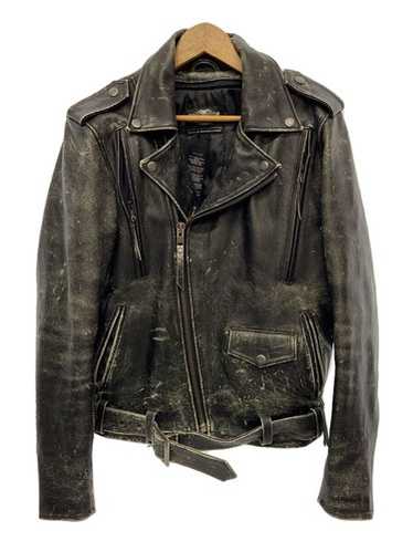 80’s vintage double rider's jacket BLK Vintage Double Rider'S Jacket '80s '90s Designed Black size