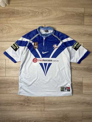 【NIKE】希少 90s カンタベリー・ブルドッグス ラガーシャツ A-3716 NIKE】希少 90s カンタベリー・ブルドッグス ラガーシャツ A