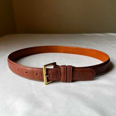 小物 Vintage Coach Bridle Belt Tan Leather Vintage Coach Bridle Belt Tan Leather（Vintage coach belt