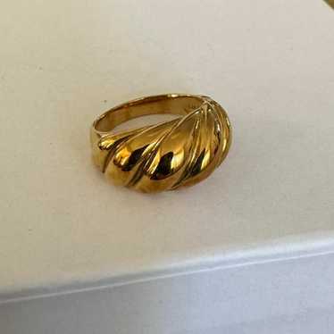 Mejuri Gold Ring Band - Gem