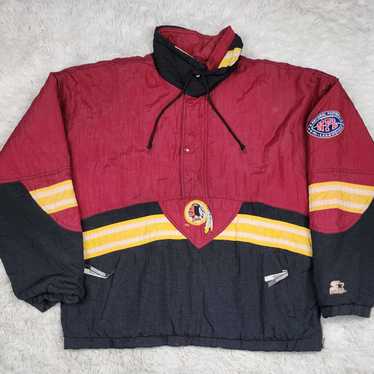 【超希少】Washington Redskins Starter ジャケット L Vintage NFL Washington Redskins Starter Jacket - Red - L