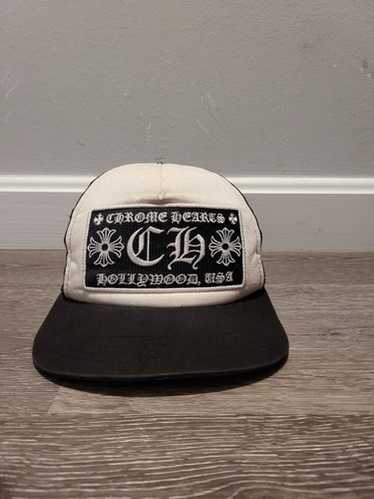 Hat】CHROME HEARTS TRUCKER CAP BLACK CH Tracker Cap Mesh