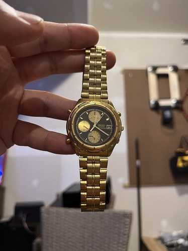 稼働品　SEIKO クロノグラフ 7T32-6A5A ゴールド　腕時計 ジャンク品 SEIKO クロノグラフ 7T32-6A5A ゴールド 腕時計