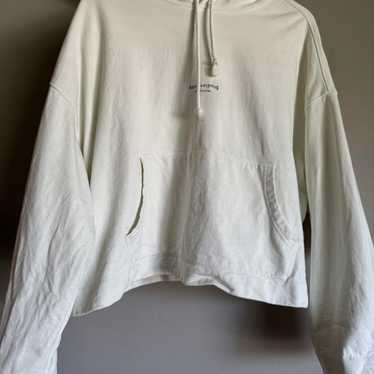 【Acne Studios】 Croppedコットンジャージパーカー Acne studios #4 studios - Gem