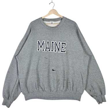 MAINE vintage スウェット 90s Maine State Sweatshirt, Vintage Jerzees Mid Weight