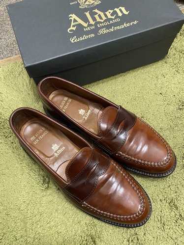 靴 Alden 6754 Ravello cordovan loafer Alden 6754 Ravello Shell Cordovan LHS / Penny Loafer | Alden