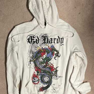 【雰囲気抜群❗️】00's Ed Hardy 鯉 和柄 黒 チビTシャツ Y2K 2315483560.jpg?1720554313