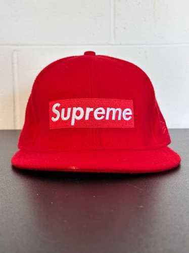 帽子 Supreme Woolrich Box Logo New Era 7 1/2 Supreme Brushed Wool Box Logo New Era (FW24) - $58