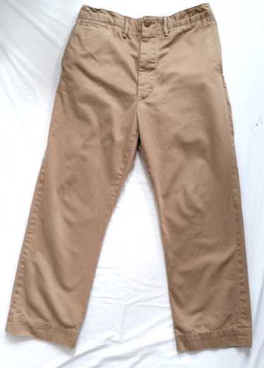 RRL Jeans Men's officer's chino Rigid denim tech kurabo size