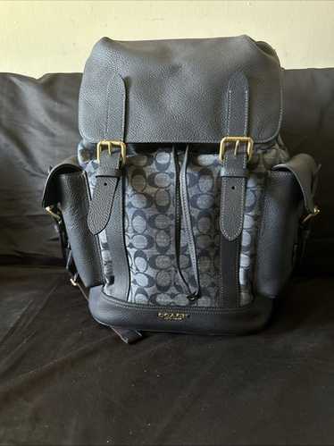 中古COACH Hudson Backpackレザー ブラック マット リュック 楽天市場】【バッグ】COACH コーチ ハドソン リュック リュック