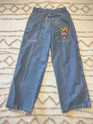 W36 90s 新品 JOKER BRAND 刺繍 バギーデニム極太 JNCO W36 90s 新品 JOKER BRAND 刺繍 バギーデニム極太 JNCO - メルカリ