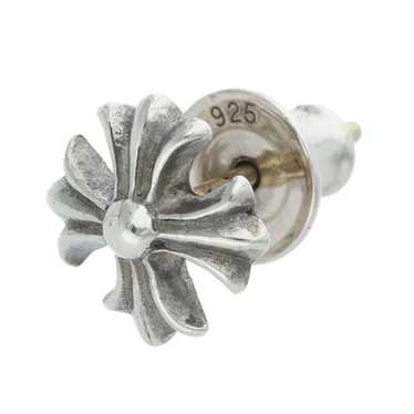 アクセサリー CHROME HEARTS CH cross stud earring Chrome Hearts Silver Diamonds Cross Earring Stud - SRM