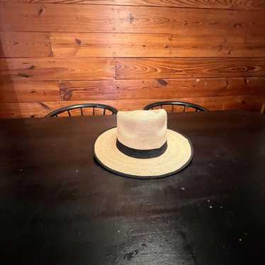 EuroArchive]00s Italy Viscose Straw Hat