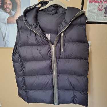 rickowens strobe 50フード付き ギンプベストダウンベスト Rick Owens リックオウエンス ダウンベスト SEALED VEST