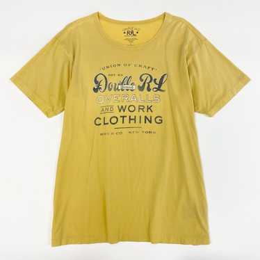 専用 RRL ロゴ プリント Tシャツ イエロー Ralph Lauren RRL ロゴ Tシャツ | イエロー | FARFETCH JP