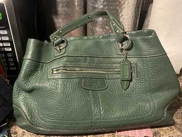 バッグ Vintage Coach Suede Hampton Bag Green Coach Suede Hampton Bag Green Vintage Used Authentic | eBay