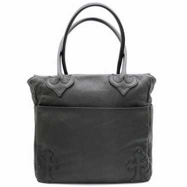 ★クロムハーツ★Triple Cemetery Cross Mini Tote Bag Chrome Hearts Leather Cemetery Cross Mini Tote Bag Brand new
