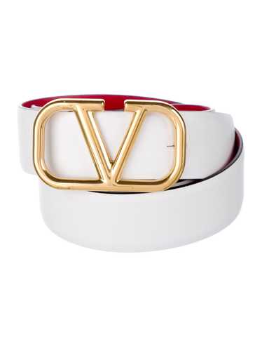 【関税&送料込】Valentino Garavani Belts White valentino white belt - Gem
