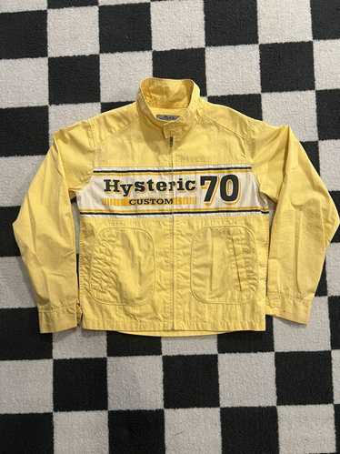 ジャケット・アウター HYSTERIC GLAMOUR WORK COTTON JACKET Hysteric Glamour Cotton Bomber Jacket Men Black “Bad Luck