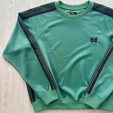 トップス Needles Crew neck green Needles Track Crew Neck Sweatshirt green 2 Used | eBay