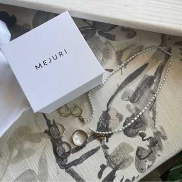 【大セール】 MEJURI Pearl Slim Stacker リング Pearl Rings | Mejuri