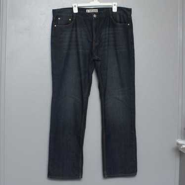 green x personal 赤耳ダークグレー ジーンズ JAPAN RAGS BLACK JEANS, SIZE 32x34, 602 ECLAIRE OF MA/641