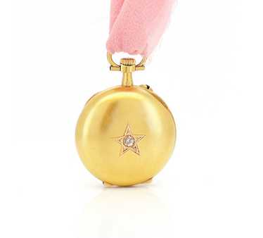Vintage pocket watch star - Gem