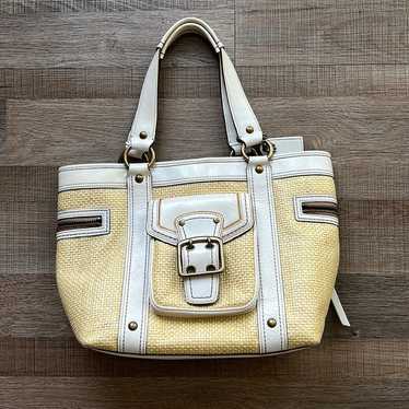 Coach legacy straw tote - Gem