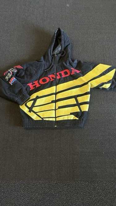 Supreme Honda Fox Racing Crewneck Black Men's - FW19 - US