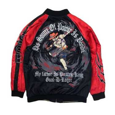 シュートワン Shoot One スカジャン 青金 美品 サイズM 希少 90s Sukajan souvenir jacket one - Gem