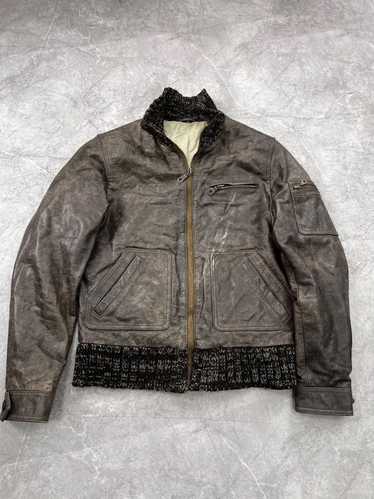 ジャケット・アウター DIESEL n2b fur jacket archive Y2K Diesel Y2K Vintage Fur Hooded Camo Olive Green Bomber Unisex