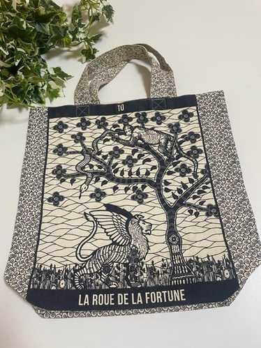 バッグ christian dior minibag novelty Mini Dior Book Tote Blue Dior Oblique Embroidery (21.5 x 13