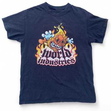 World industries skateboarding t-shirt - Gem