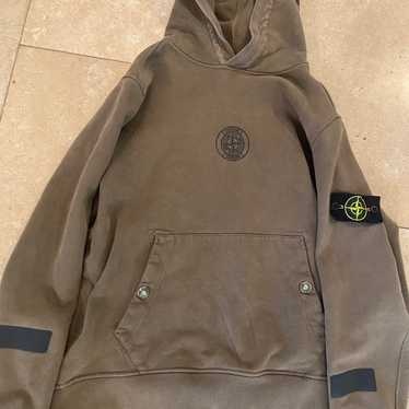 【Supreme x Stone 】Hooded Sweatshirt Dark Green 23FW Supreme Stone Island Hooded Sweatshirt (FW23) Dark Green