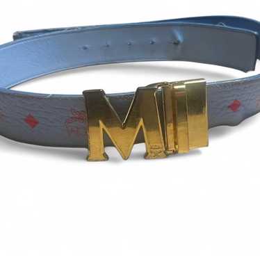 MCM ベルト 青色 レザー Mロゴ Men's Designer Leather Belts | MCM® US