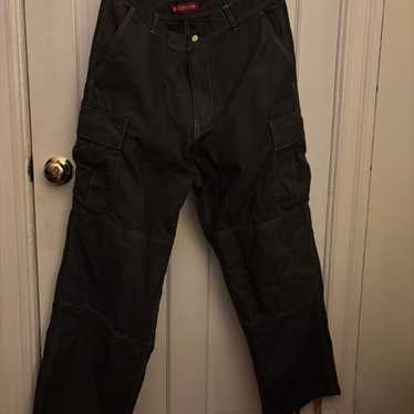 Supreme cargo Pants navy 32 Used | eBay
