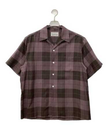 WACKO MARIA OMBRE CHECK OPEN SHIRTブルー24 WACKO MARIA(ワコマリア)｜OMBRE CHECK OPEN COLLAR SHIRT S/S