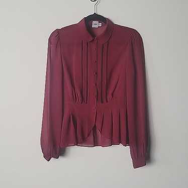 1940s blouse ruffle - Gem