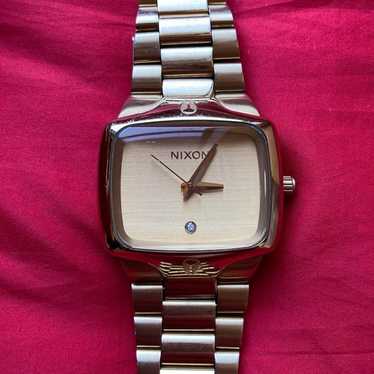 Nixon The Player シルバー 時計　【希少】 25th Anniversary Player Watch | Silver / Red | Classic