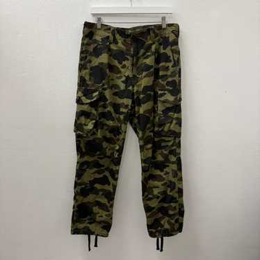 パンツ bape tiger shark cargo pants BAPE 1st camo green tiger shark sweat cargo pants A Bathing