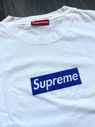 【90s supreme】box logo Tシャツ　vintage Vintage 90s Supreme Black On Tan Bold Font Box Logo Shirt | eBay
