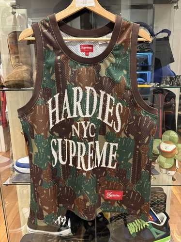 トップス Supreme Hardies Camo Basketball Jersey Buy Supreme x Hardies Camo Basketball Jersey 'Blue