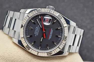 カマタマ　オーセンユニ Rolex Datejust Turnograph 116264 Black Dial Oyster Band 18K