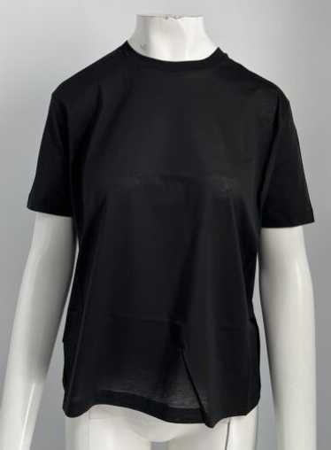 22SS】胸ポケット付 ストレッチシルク Tシャツ◇プラダ◇ (PRADA